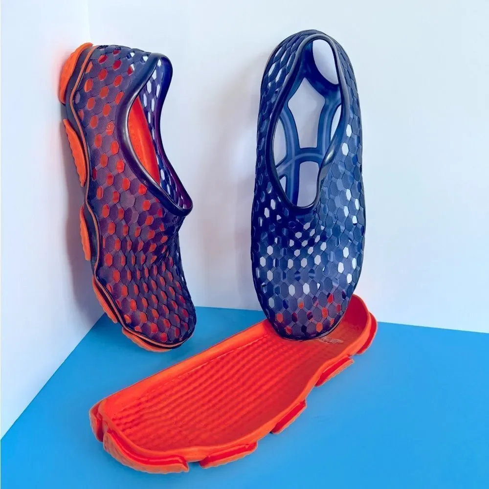 Men's Blue and Orange cool Swim and Beach Shoes